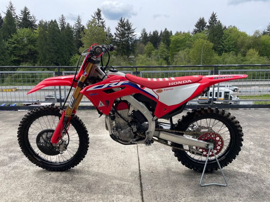 2021 HONDA CRF 450RWE FOR $81 BW!