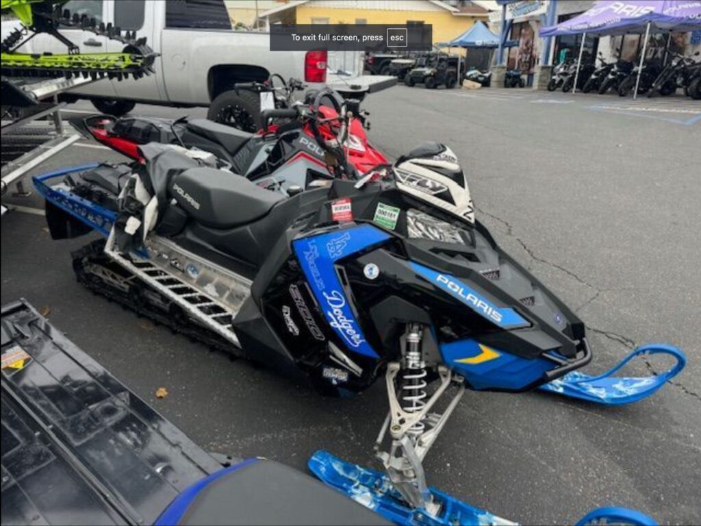 2016 POLARIS 800 SKS 155 ES FOR $88 BW!