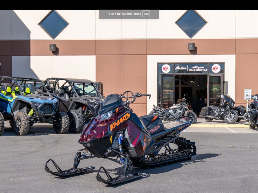 2025 POLARIS BOOST RMK KHAOS 165 PREMIUM MATTE DARK CHERRY FOR $113 BW!