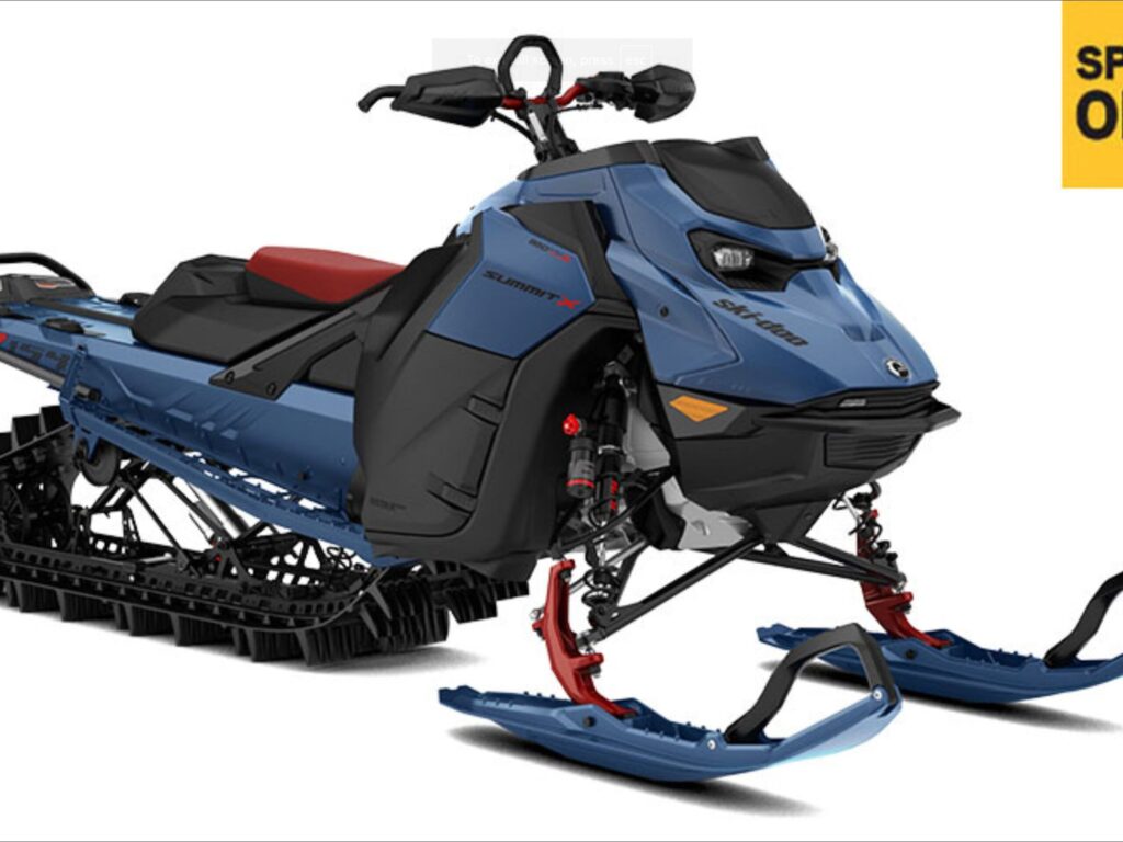 2025 SKI-DOO SUMMIT X W EXPERT PACKAGE 154 850 E TEC TURBO R SHOT FOR $114 BW!