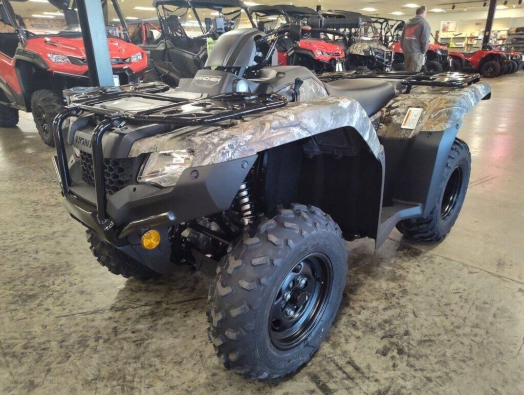 2025 HONDA FOURTRAX RANCHER 4X4 TRUETIMBER ATERA CAMO FOR $153 BW!